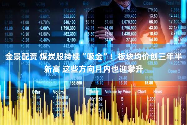 金景配资 煤炭股持续“吸金”！板块均价创三年半新高 这些方向月内也迎攀升